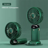 Ventilateur de cou portable USB 5 vitesses avec écran