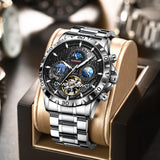 GLENAW – Automatische Herrenuhr, wasserdicht, luxuriös und Business-Mode