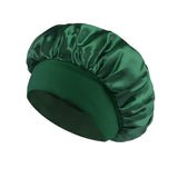 Mütze aus weichem Satin – Schlafmütze für lange Haare, Schutz und Komfort.