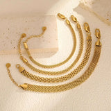Bracelet papillon élégant – zircone cubique, acier inoxydable plaqué or 18K.