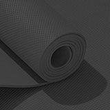 Tapis de yoga antidérapant en mousse confort 4 mm, idéal pour yoga et pilates