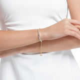 Bracelet Tennis Plaqué Or 18K – Cristal Zircon 4mm Réglable