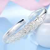 Bracelet Paon Argent 925 Élégant