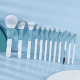 12 pinceaux de maquillage professionnels, doux et portables.
