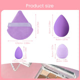 AngiSoft Kit maquillage débutant – 12 pièces, pinceaux et œuf pour fond de teint, poudre et contour 𝓑2𝓢