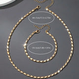 Ensemble collier + bracelet femme, élégant, tendance et polyvalent .