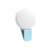 Mini anneau LED selfie à clip réglable