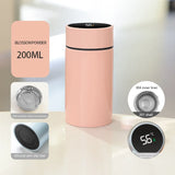 Thermos intelligent 200 ml avec affichage température, acier inoxydable