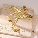 Bracelet Doré Vintage Motif Océan pour Femme 𝓑2𝓢