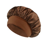 Mütze aus weichem Satin – Schlafmütze für lange Haare, Schutz und Komfort.
