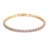Bracelet Tennis Zircon Micro-Incrusté 4mm 2025