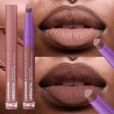 Crayon à lèvres mat durable, brun naturel, crayon à lèvres mat, haute Pigment, imperméable, teinte de Contour rouge, tasse antiadhésive, maquillage 𝓑2𝓢