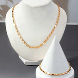 Ensemble collier + bracelet femme, élégant, tendance et polyvalent .