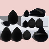 AngiSoft Kit maquillage débutant – 12 pièces, pinceaux et œuf pour fond de teint, poudre et contour 𝓑2𝓢