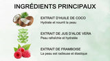 Gommage Corporel Naturel SUYARUN – Framboise, Aloe, Noix de Coco 𝓑2𝓢
