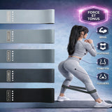 Bandes de résistance pour jambes et hanches.