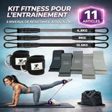 Bandes de résistance pour jambes et hanches.