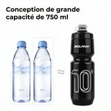Bouteille sport BOLANY 750 ml, portable et transparente