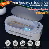 250 mAh Ultraschallreiniger mit Timer – Brillen, Schmuck und Zahnbürsten.